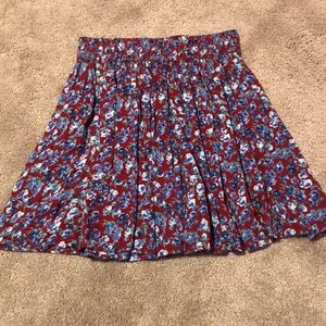lightly worn floral skirt:)